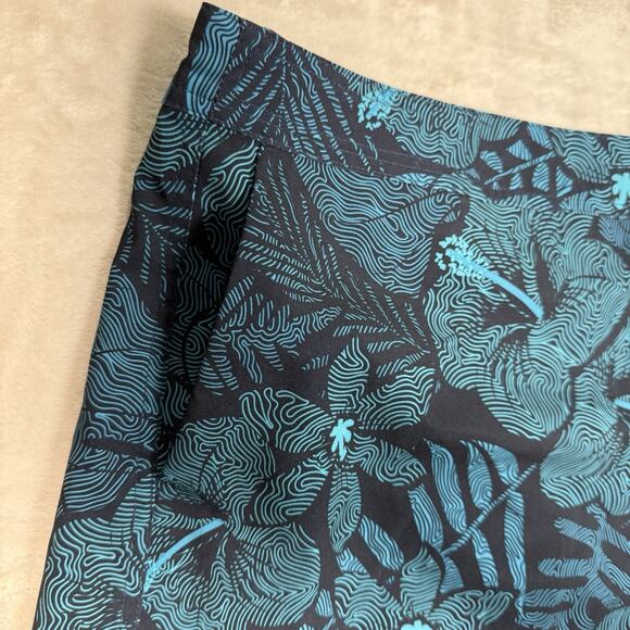 Rip Skirt Hawaii Women's Large Floral Wrap Length 2 Resort Wear Beach Coverup - Picture 2 of 7